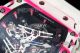 swiss replica richard mille RM 38-02 Bubba Watson Tourbillon white pink case watch (4)_th.jpg